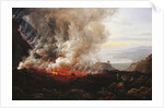 The Eruption of Vesuvius by Johan Christian Dahl