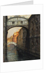 Venice - the Bridge of Sighs by Henri Le Sidaner
