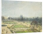 The Tuileries Ponds, Mist by Camille Pissarro