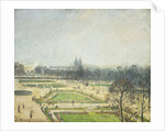 The Tuileries Ponds, Mist by Camille Pissarro
