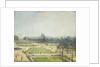 The Tuileries Ponds, Mist by Camille Pissarro