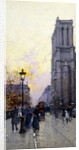 Notre Dame de Paris by Eugene Galien-Laloue