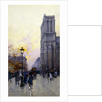 Notre Dame de Paris by Eugene Galien-Laloue
