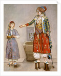 A Woman in Turkish Costume in a Hamam Instructing Her Servant by Jean-Etienne Liotard