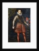 Portrait of the Archduke Albert, standing full-length holding a Baton by Alonso Sanchez Coello