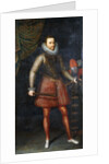 Portrait of the Archduke Albert, standing full-length holding a Baton by Alonso Sanchez Coello
