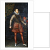 Portrait of the Archduke Albert, standing full-length holding a Baton by Alonso Sanchez Coello