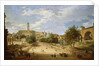 The Roman Forum and the Campidoglio seen from the Arch of Constantine by Giovanni Paolo Panini