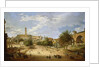 The Roman Forum and the Campidoglio seen from the Arch of Constantine by Giovanni Paolo Panini