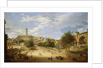 The Roman Forum and the Campidoglio seen from the Arch of Constantine by Giovanni Paolo Panini