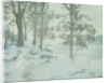 Lingering Oak Leaves by Walter Launt Palmer