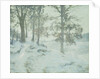 Lingering Oak Leaves by Walter Launt Palmer