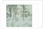 Lingering Oak Leaves by Walter Launt Palmer