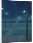 Nocturne in the Parc Royal, Brussels by William Degouve de Nuncques