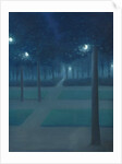 Nocturne in the Parc Royal, Brussels by William Degouve de Nuncques