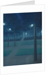 Nocturne in the Parc Royal, Brussels by William Degouve de Nuncques