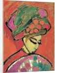 Young Girl with a Flowered Hat by Alexej Von Jawlensky