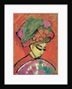 Young Girl with a Flowered Hat by Alexej Von Jawlensky