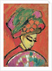 Young Girl with a Flowered Hat by Alexej Von Jawlensky