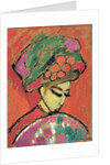 Young Girl with a Flowered Hat by Alexej Von Jawlensky