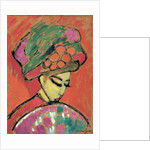 Young Girl with a Flowered Hat by Alexej Von Jawlensky