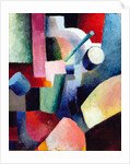 Colored Composition of Forms by August Macke