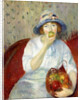 Girl with Green Apple by William James Glackens