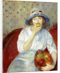 Girl with Green Apple by William James Glackens