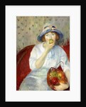 Girl with Green Apple by William James Glackens