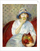 Girl with Green Apple by William James Glackens