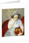 Girl with Green Apple by William James Glackens
