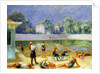 Outdoor Swimming Pool by William James Glackens