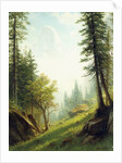 Among the Bernese Alps by Albert Bierstadt