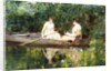 Women in a Rowboat by Francis Coates Jones