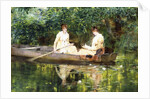 Women in a Rowboat by Francis Coates Jones