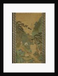A Scholar Listening to a Waterfall by Li Shizuo