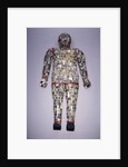 An important archaic spinach green and yellow nephrite jade burial suit assembled in ten sections by Anonymous