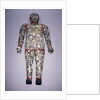 An important archaic spinach green and yellow nephrite jade burial suit assembled in ten sections by Anonymous