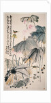 Lotus and Green Birds by Wang Zhen