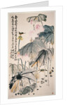 Lotus and Green Birds by Wang Zhen