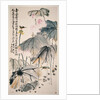 Lotus and Green Birds by Wang Zhen