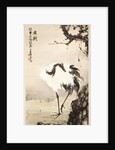 Crane under a Pine Tree by Gao Qifeng