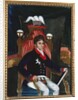 An Anglo Chinese reverse glass painting of George IV as Prince Regent by Anonymous