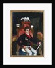 An Anglo Chinese reverse glass painting of George IV as Prince Regent by Anonymous