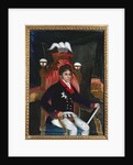 An Anglo Chinese reverse glass painting of George IV as Prince Regent by Anonymous