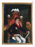 An Anglo Chinese reverse glass painting of George IV as Prince Regent by Anonymous