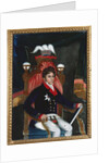 An Anglo Chinese reverse glass painting of George IV as Prince Regent by Anonymous