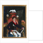 An Anglo Chinese reverse glass painting of George IV as Prince Regent by Anonymous