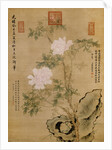 Peonies and Rock by Empress Dowager Cixi