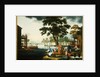 Summer: A Family Fishing by a Lake by Anonymous